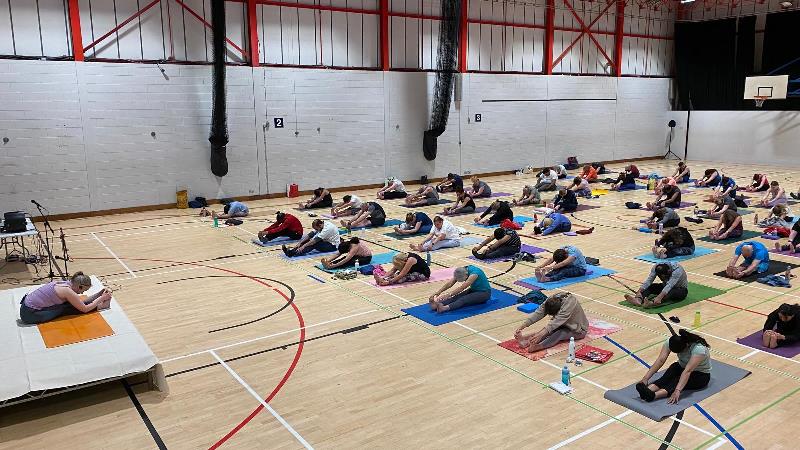 Celebrated International Day Of Yoga at Aberdeen